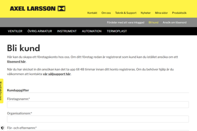 kunskapsbank hemsidan skapa_konto bli_kund