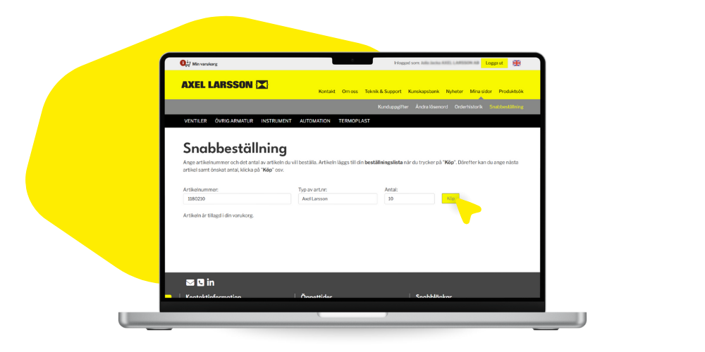 kunskapsbank hemsidan skapa_konto snabbestallning